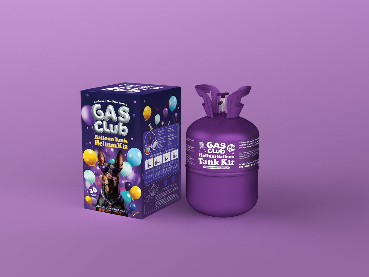 Gasclub Helium Tank for balloon kit